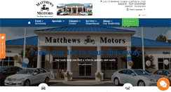 Desktop Screenshot of matthewsmotorsclayton.com